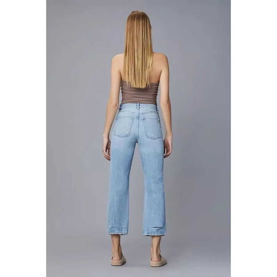 DL1961 Emilie Straight Ultra High Rise Vintage Jeans‎ Size 32 - Image 7