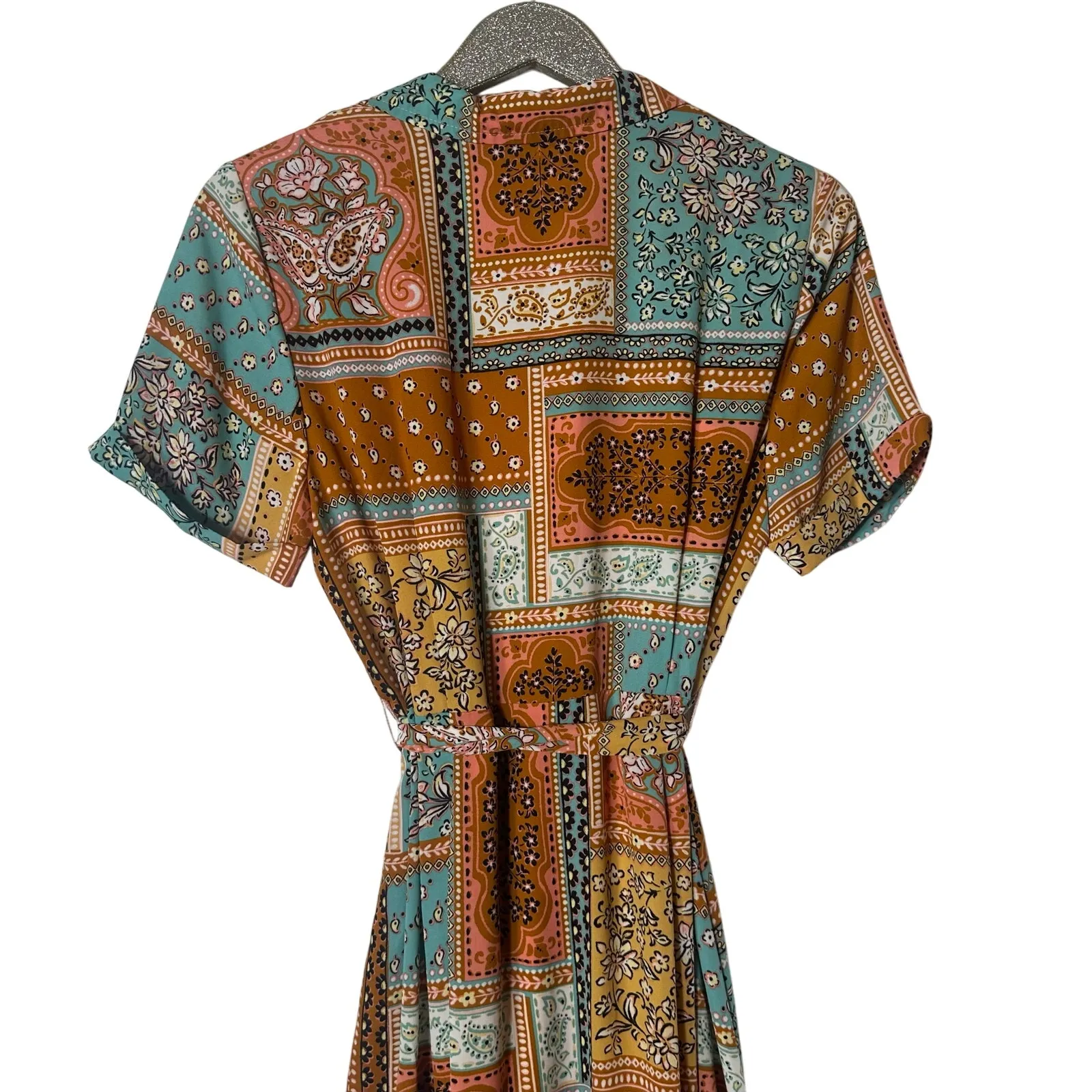 Nanette Lepore Patchwork Floral Print Dress - Image 4