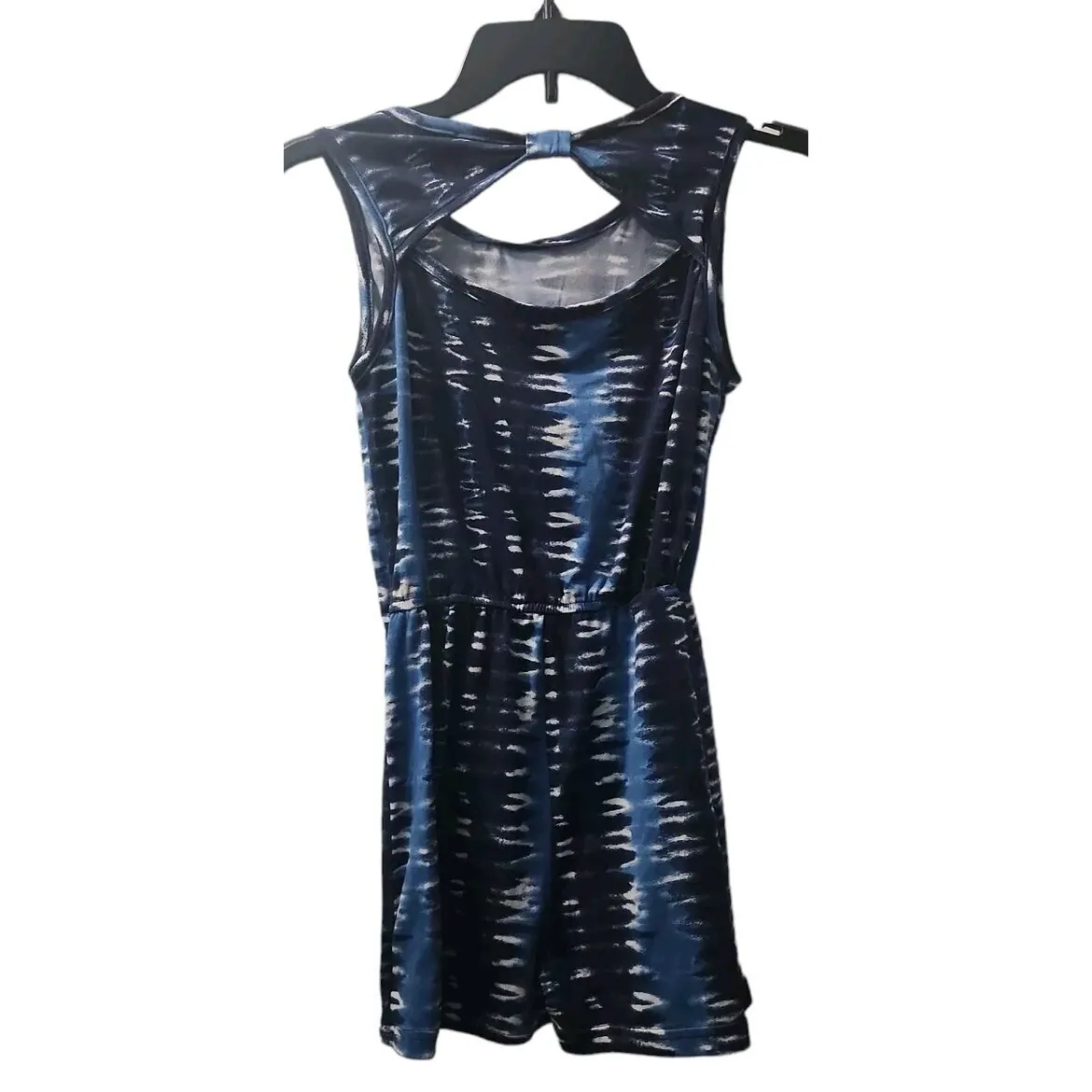 Picapino‎ Womens Size 12 Blue Tie Dye Cinched Romper - Image 2