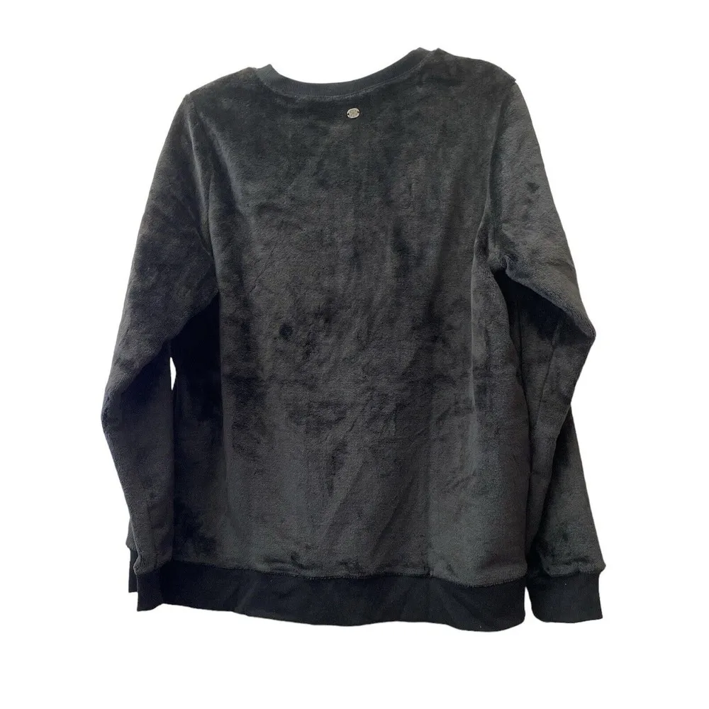Gaiam Soft Fuzzy Velour Oversized Long Sleeve Sweatshirt - Image 2