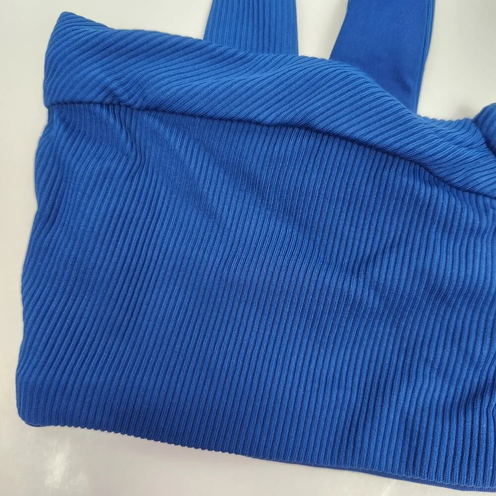 L*Space Lee Lee Bikini Top in Indigo Blue Size Small NWT - Image 3