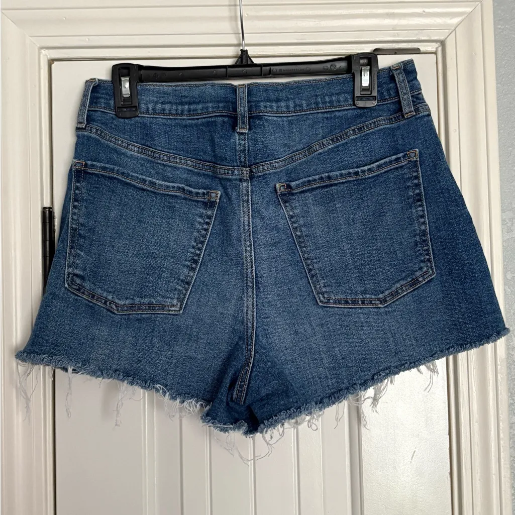 Old Navy Sky High A-Line Denim Shorts Size 12 - Image 3