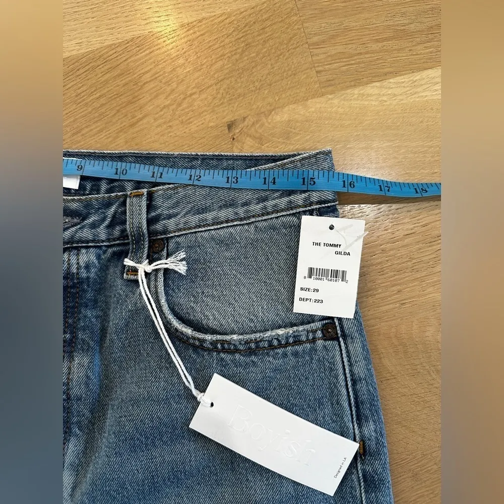 Boyish The Tommy rigid high rise straight leg denim jeans gilda size 29 NWT - Image 9