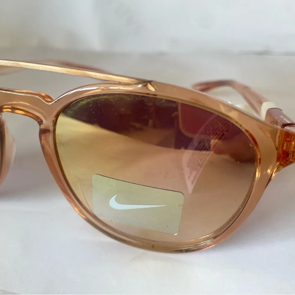 Nike  KISMET EV1203 Orange Crystal Round Sunglasses Pink Gradient - Image 11