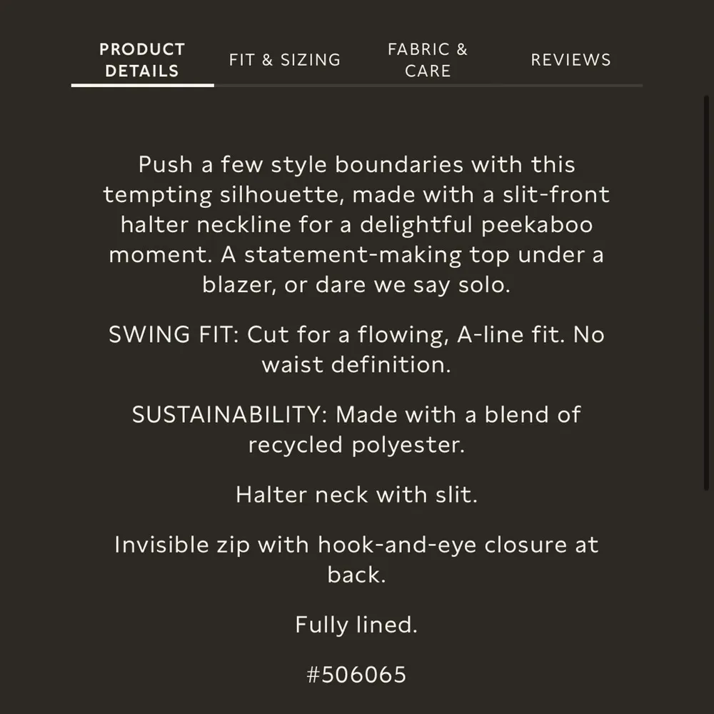 Nwt LILI SATIN TOP - Image 6