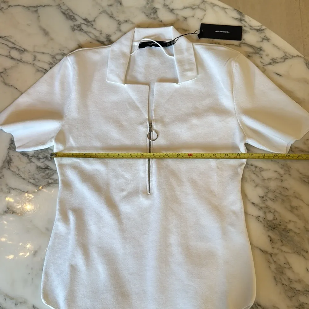 NWT Vero Moda Women Ivory White Bodysuit XL Made In Turkey - Image 5