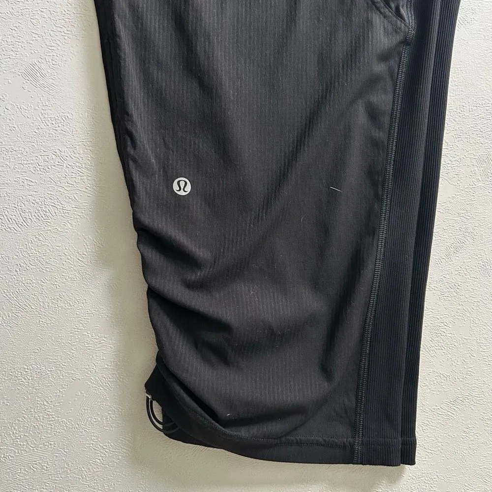 Lululemon Dance Studio Crop Pants Black | Size 14 | Drawstring Waist Lightweight - Image 7