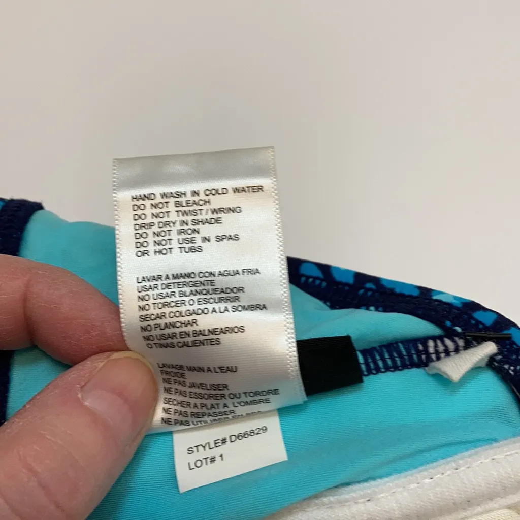 🌞NWT DKNY blue/light blue bandeau bikini set A-65 - Image 4