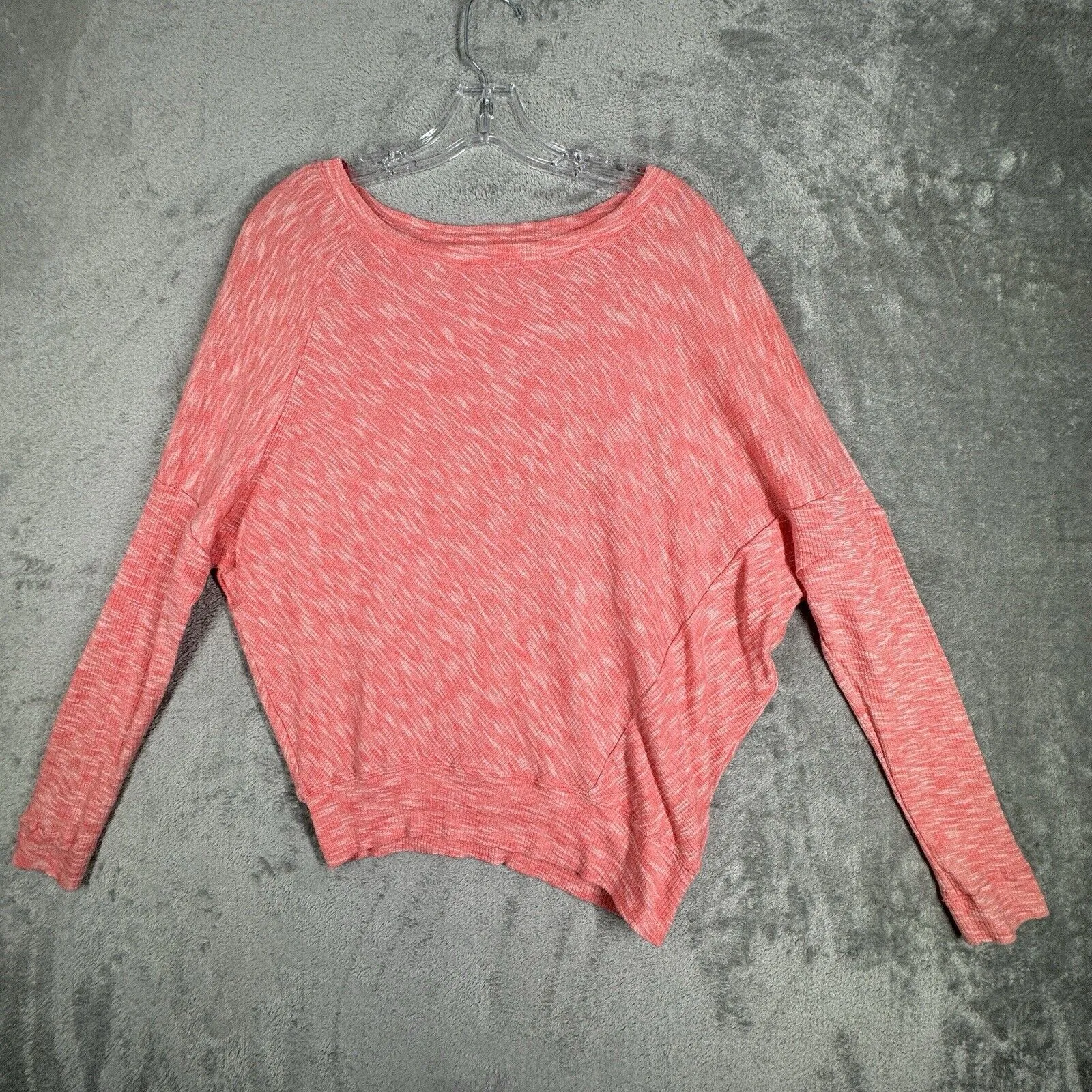 By Anthropologie Shirt Womens‎ XS Heathered Pink White Damiana Pullover Casual - Image 2