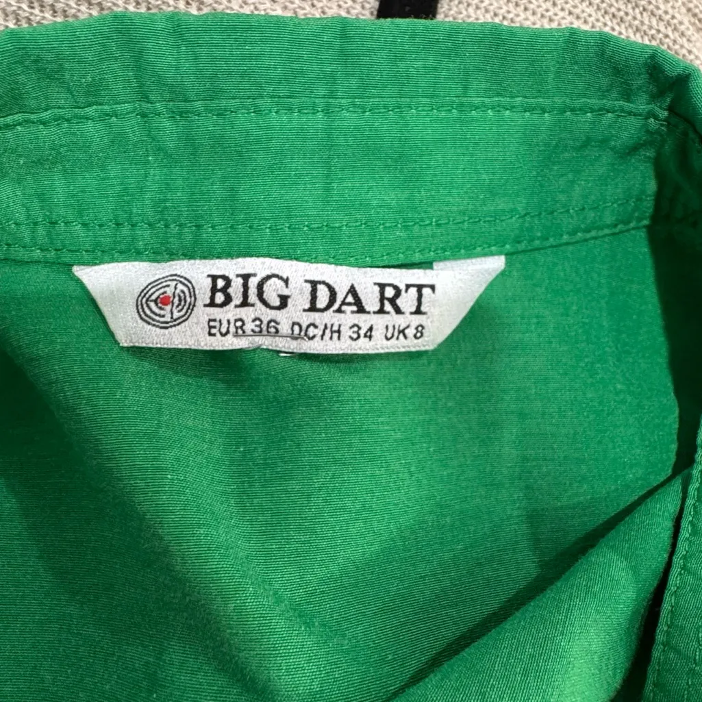 BIG DART Green Oversized Button Down Shirt - Image 10