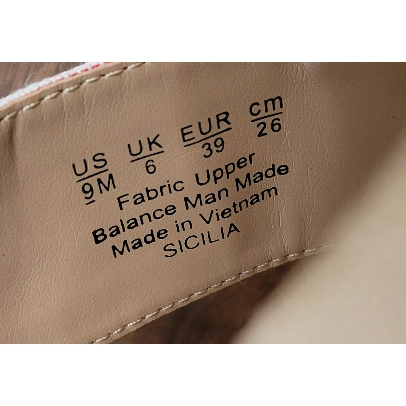 Abella Sicilia Wedge Sandals Womens 9 Pink Stripe Strap Cork Buckle Comfort Brown - Image 5