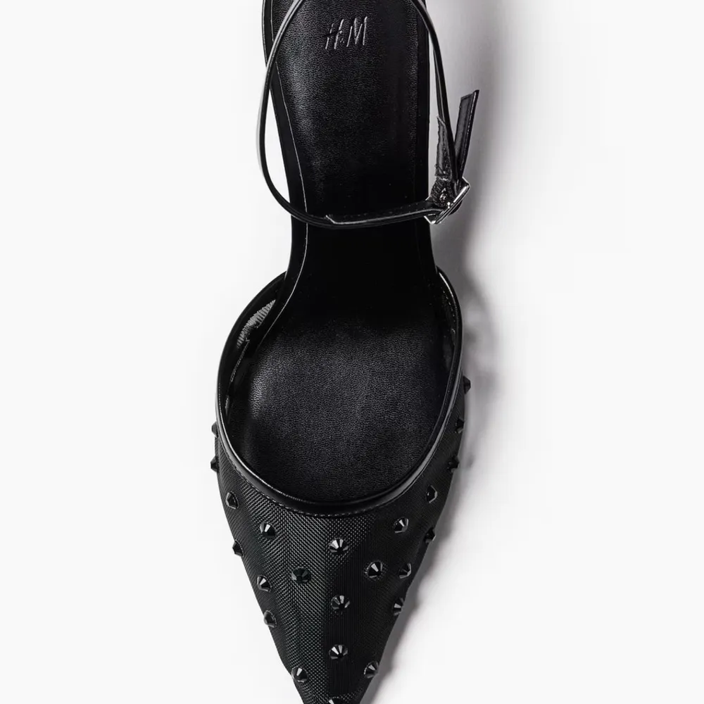 H&M Rhinestone Embellished Mesh Pumps - Image 4