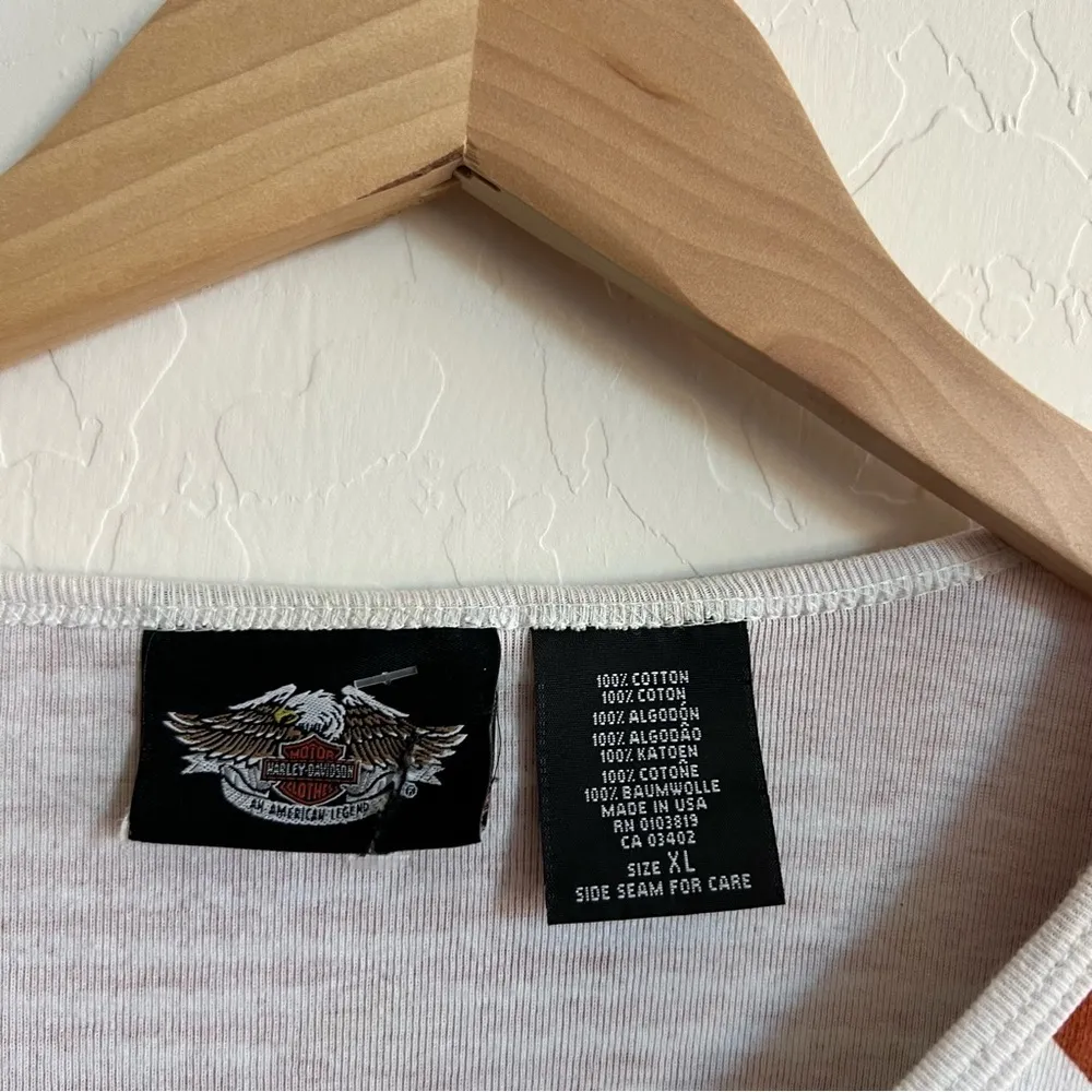 Y2K Harley Davidson Long Sleeve Graphic Tee - Image 7