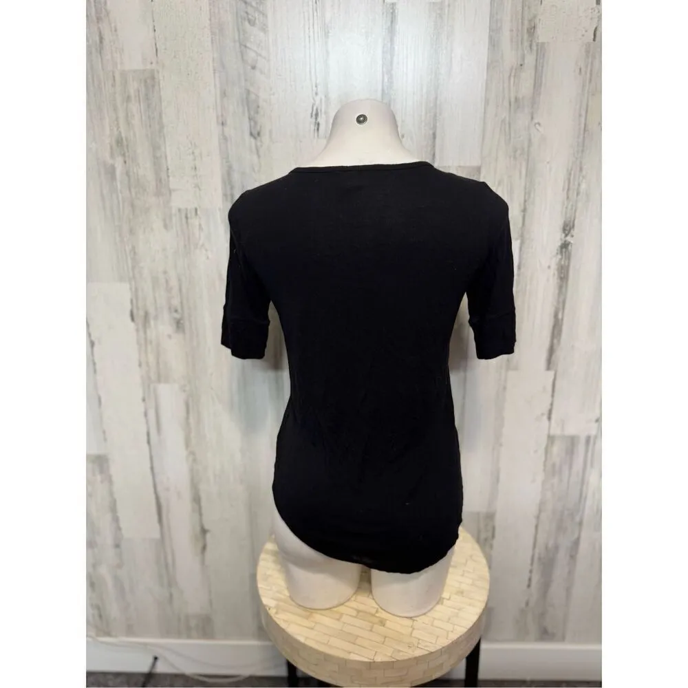 H&M  basic black top - Image 4