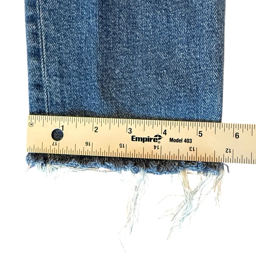 RE/DONE- 90’s High Rise Ankle Crop in Dusk Destroy color Women’s Size 28 - Image 13