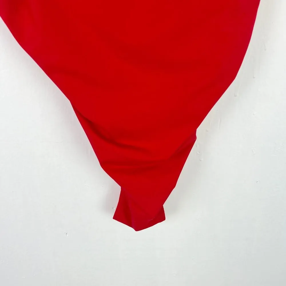 NWT Andie Swim The Paloma One Piece Swimsuit Flat Cherry Red Size XS TALL XST - Image 4