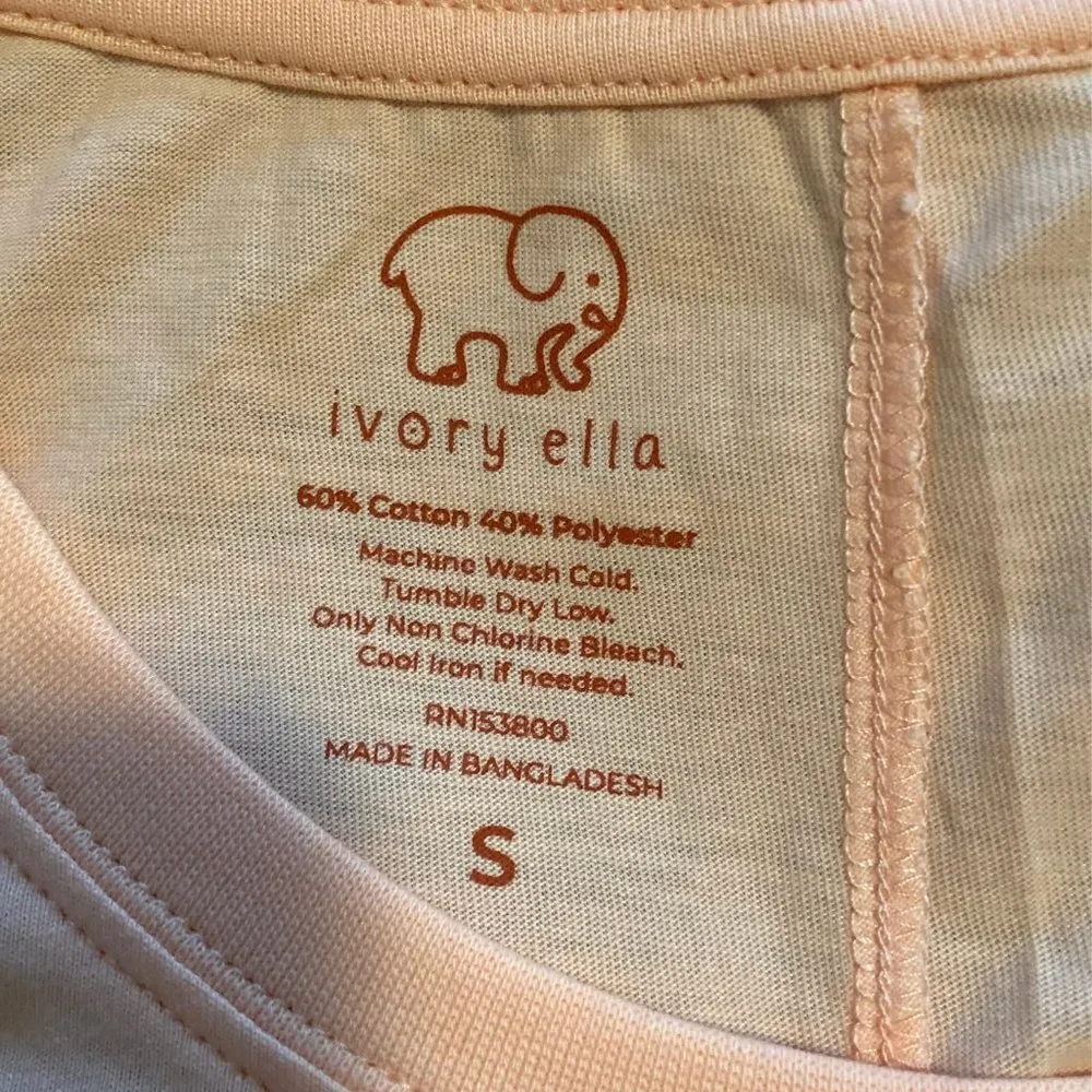 Ivory Ella Aileen Heart Cheetah Sleep T-Shirt NWT - Image 4