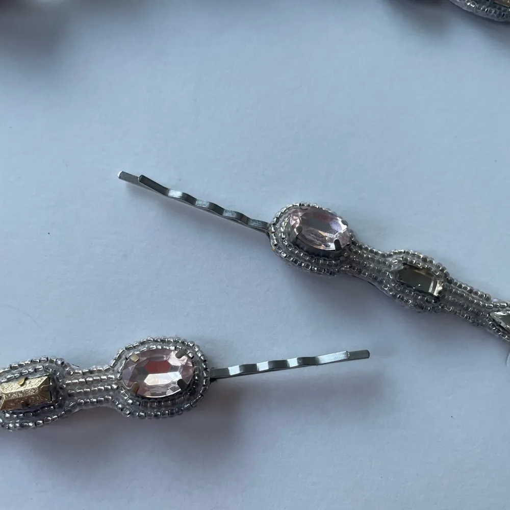 Pink Pewter Nevaeh Silver Wrap Around Head Band Bridal - Image 3