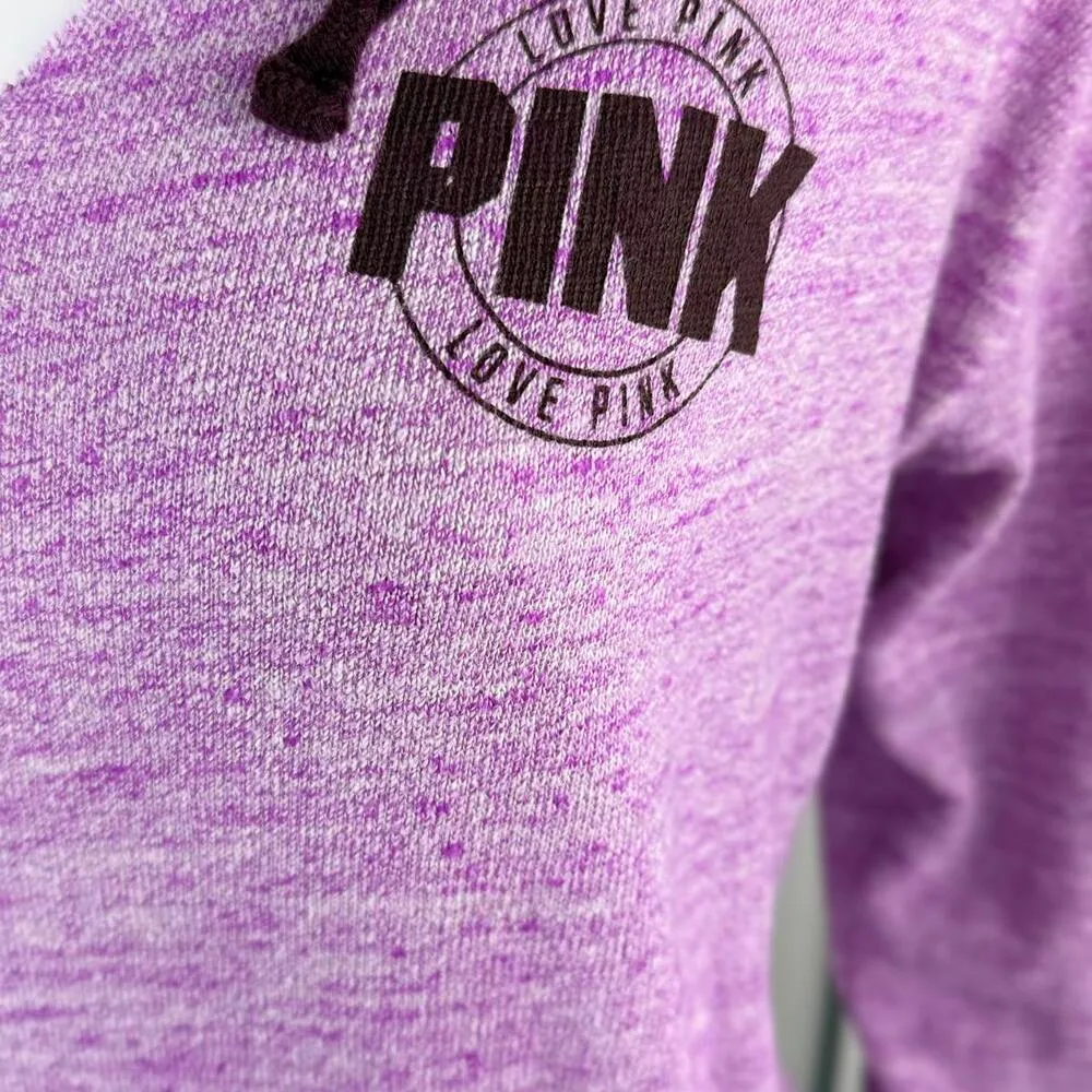 Cute Victoria Secret Pink Hoodie Size XS/S‎ Purple - Image 2