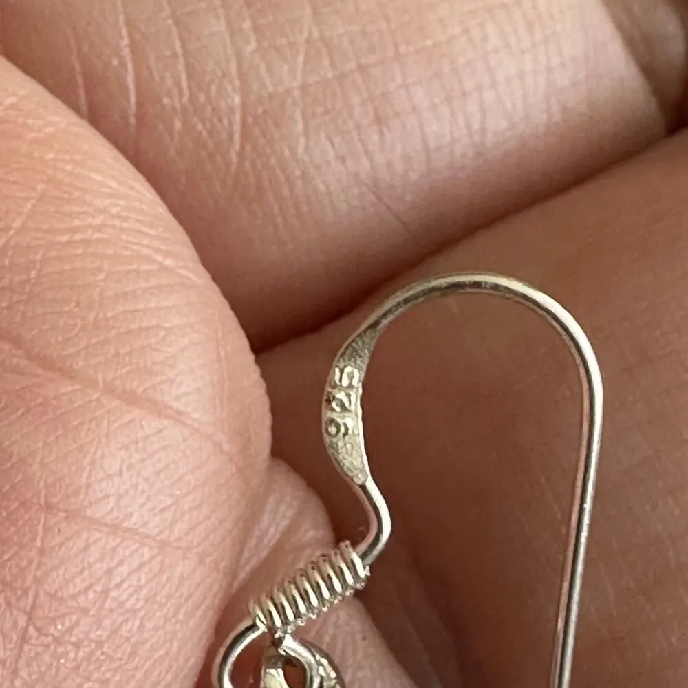 Sterling Silver Raven Filigree Drop Earrings - Image 6