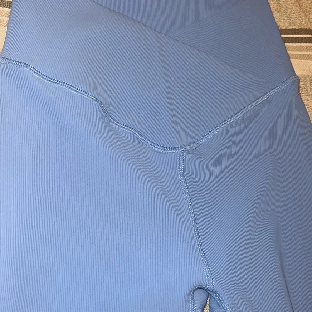 wilo the label ribbed cross over athletic women's leggings sz xs - Image 4