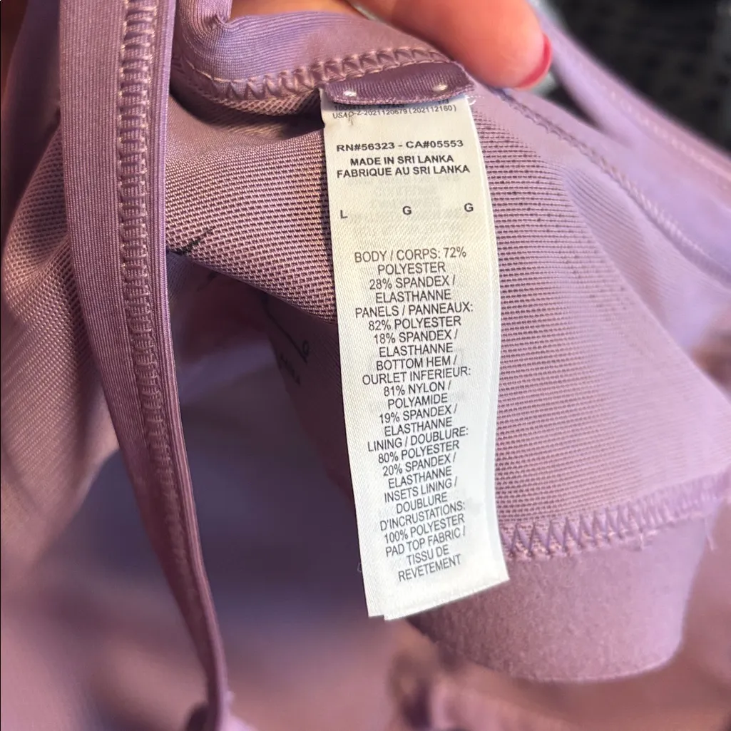 Nike Women's Purple Sports Bra - Image 4