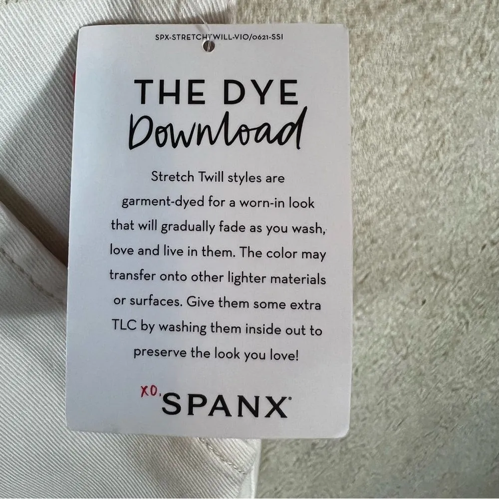 SPANX Stretch Twill Cargo Jogger in Parchment - Image 9