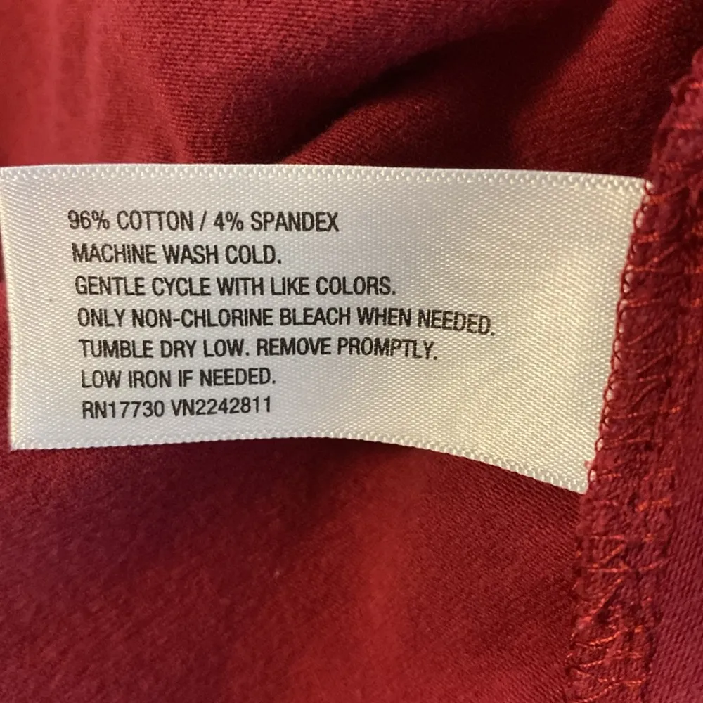 Xhilaration|| Maroon fit and flare sundress with front cut out. - Image 9