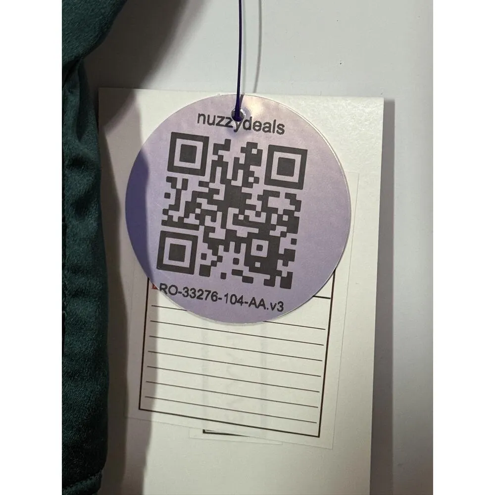 Abercrombie & Fitch Emerald Green Satin Ruched V-Neck Mini Dress Womens Size S - Image 8