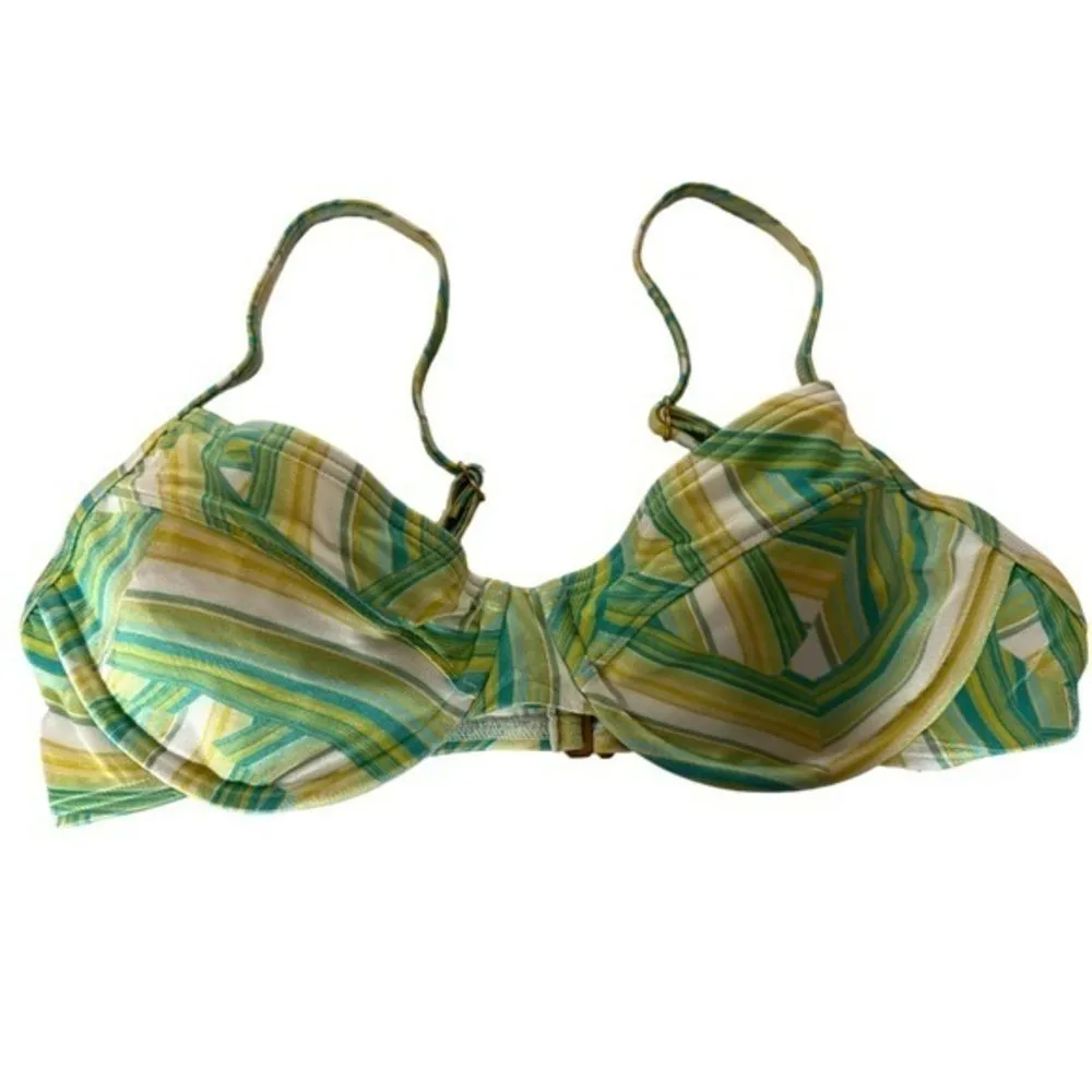Anthropologie L*SPACE Bikini Demi Cup Top‎ Color: Over the Rainbow  Size M.  NWT - Image 3