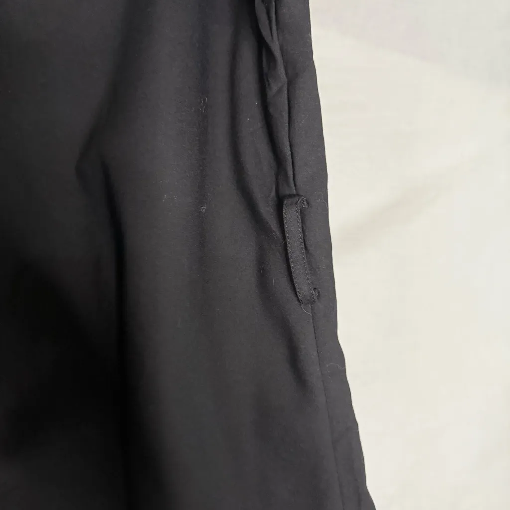 Halogen ‎ Women Black Ruffle Coat  Size Medium WhimsiGoth  Goth Lightweight - Image 8