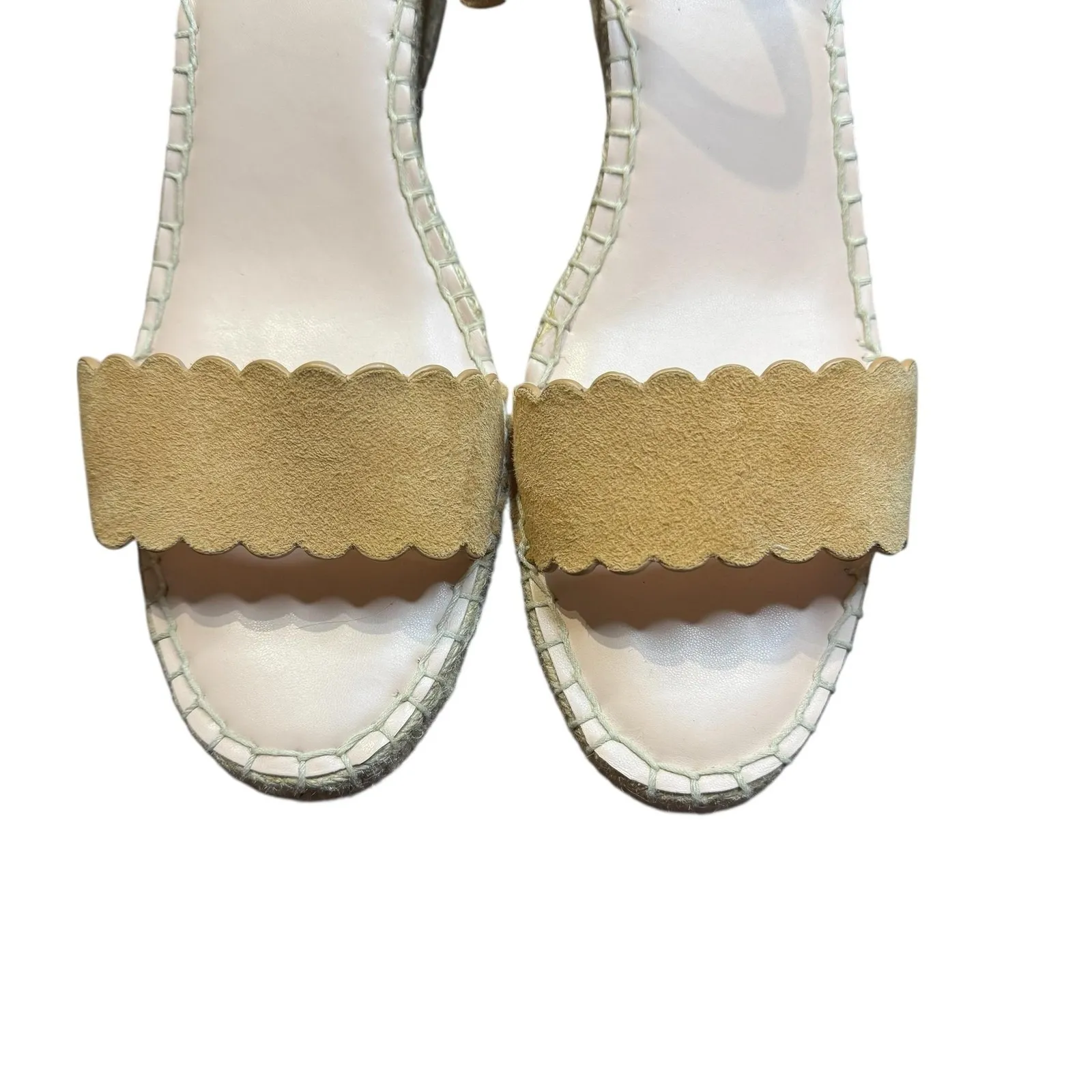 Kate‎ Spade New York Sandals Womens Size 10 Theodora Espadrille Wedge Scalloped - Image 2
