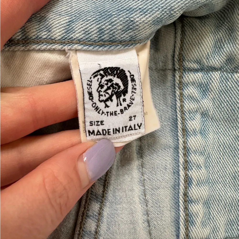 Vintage Diesel Denim Cut Off Biker Shorts • VTG • size 27 • Women’s - Image 5