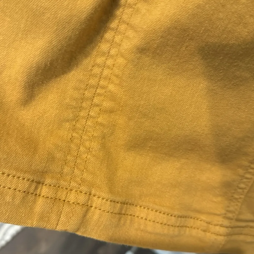 PacSun Mustard Mini Skirt | Cotton Casual Neutral Basic | Size 26 / Small - Image 4