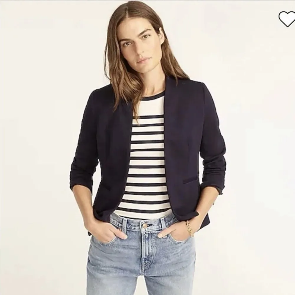 J. Crew Women's Going-out blazer in stretch twill Size 4 - Image 2