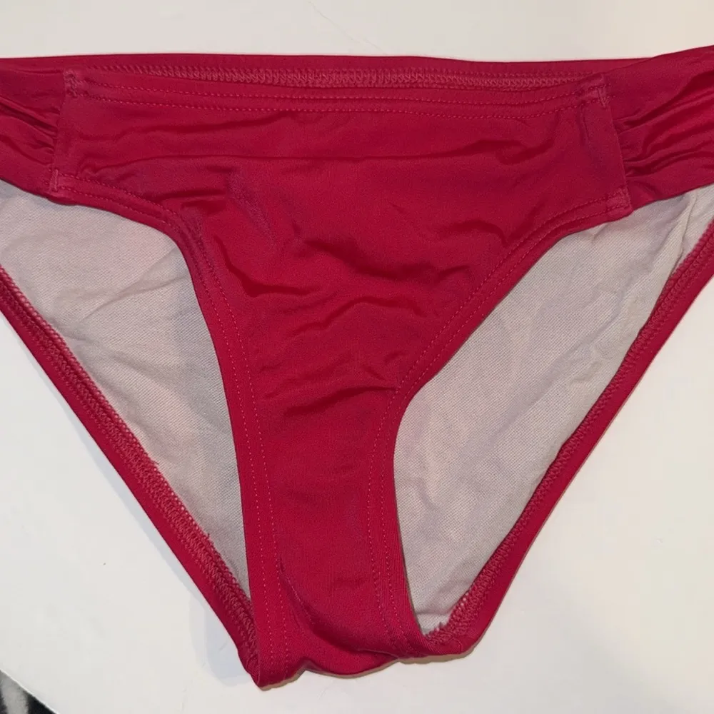 Anthropologie Womens Small  Bikini Swim Suit Bottoms Swimwear Mix And Match Pink - Image 3