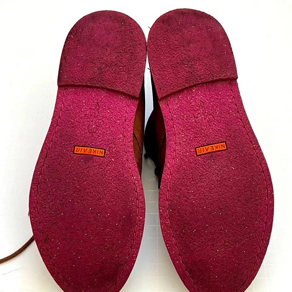 Cole Haan Nike Air Brown Leather Chukka Booties, size 8 - Image 3