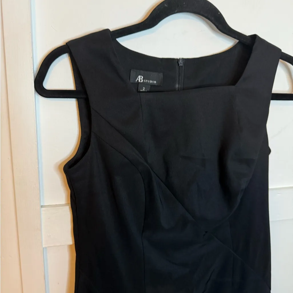 AB Studio Y2K Square Neck Little Black Dress - Image 6