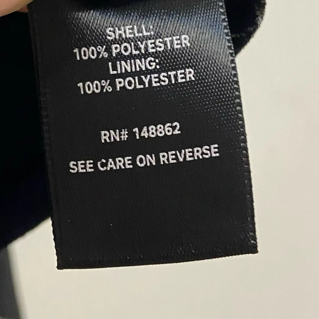 Torrid button up semi cropped blouse black tie front 2X - Image 8