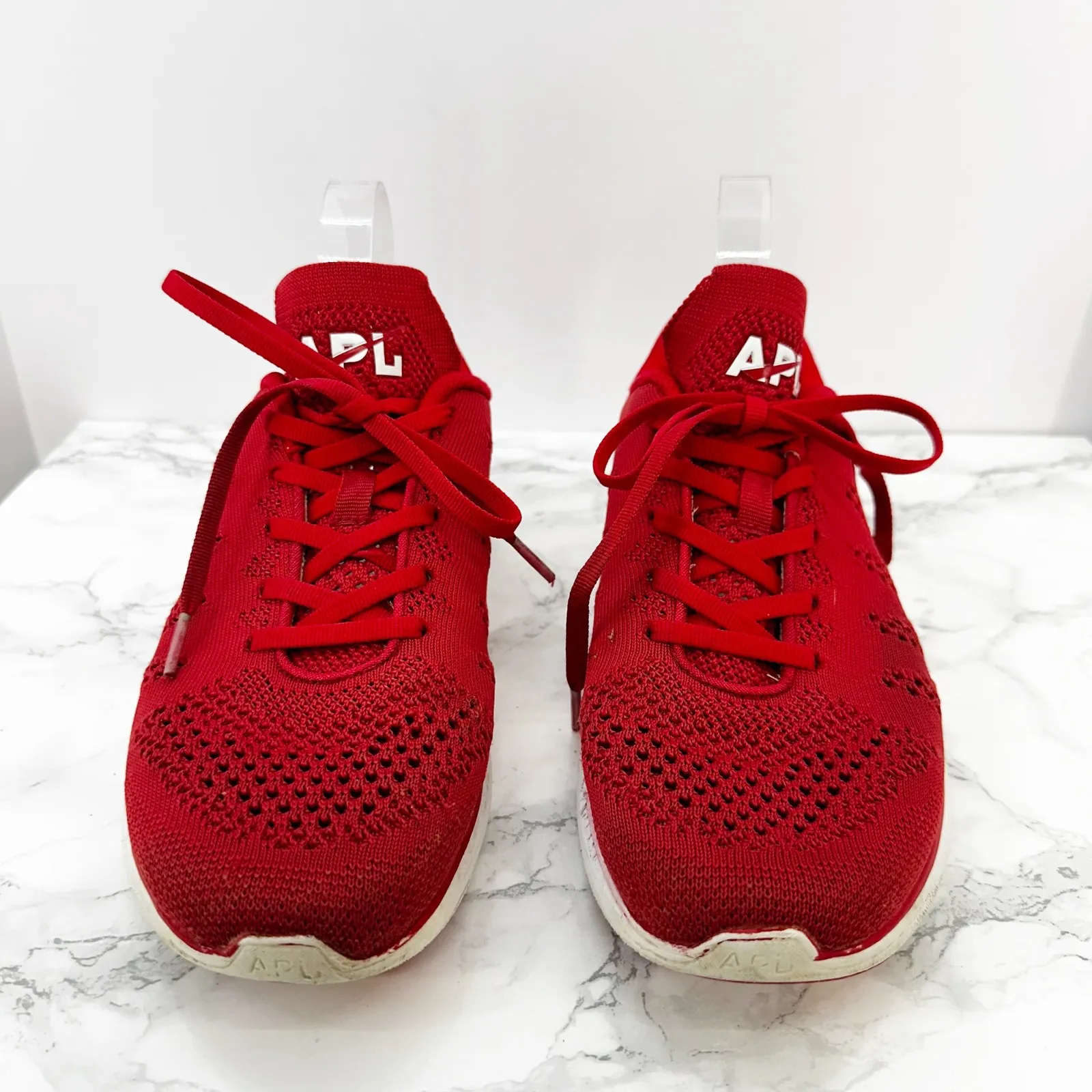 APL Athletic Propulsion Labs Techloom Pro Red Running Shoes Sneakers Womens 9 - Image 2