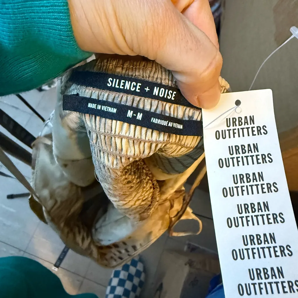 Nwt Silence + Noise Drape Neck Corset Blouse - Image 4