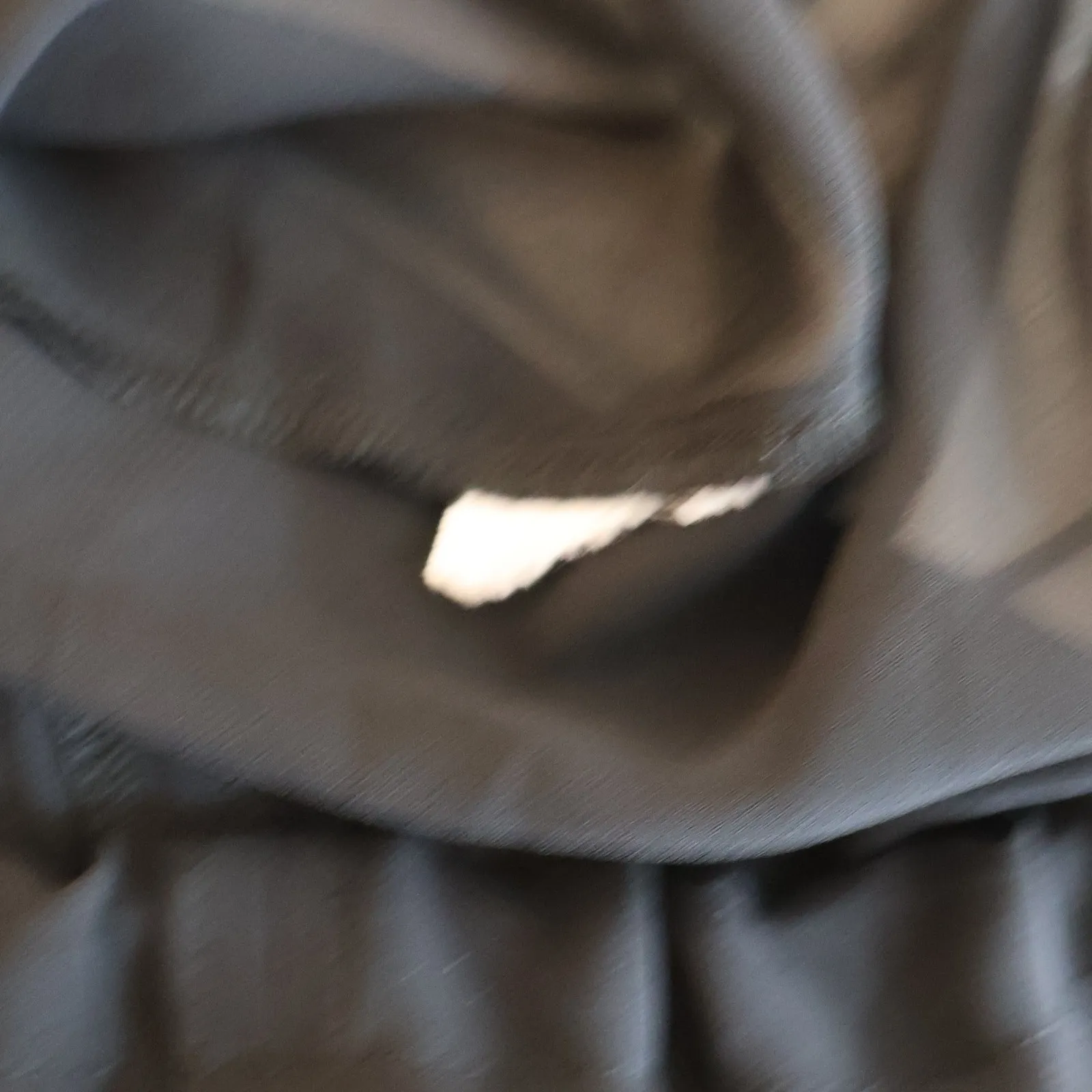 True Religion Black Sheer Top Womens Streetwear‎ Urban Minimal Drawstring Size L - Image 9