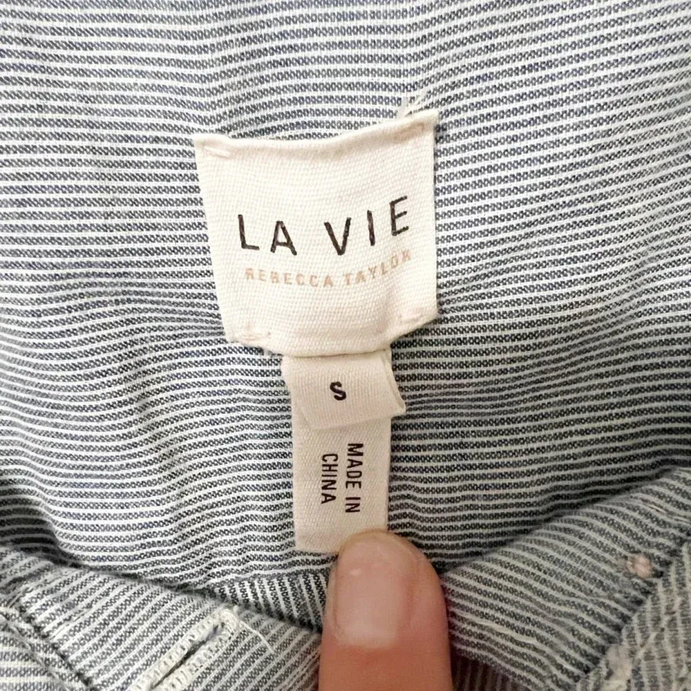 LA‎ VIE Striped Top Ruffle Trim - Image 6