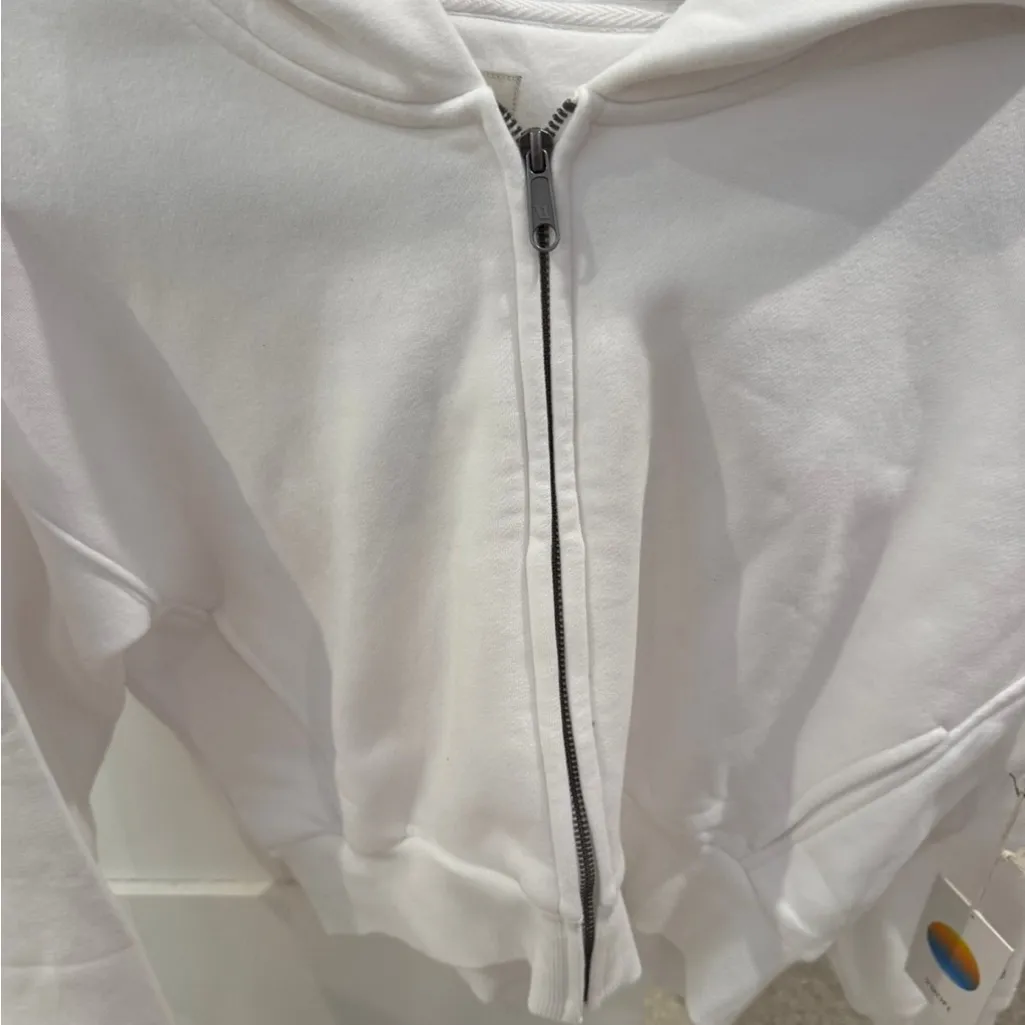 Vuori Classic White Zip-Up Jacket - Image 2