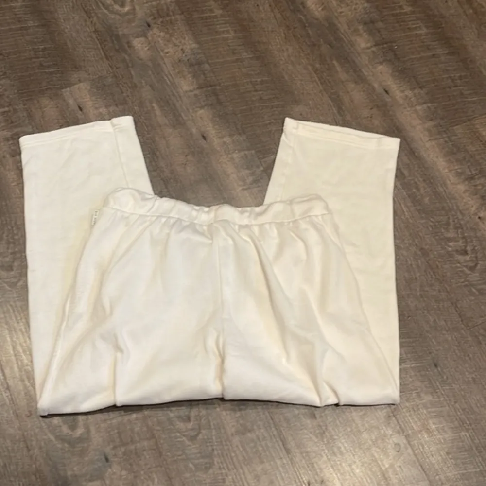 Rae Dunn pull on Loungepants in ivory - Image 4