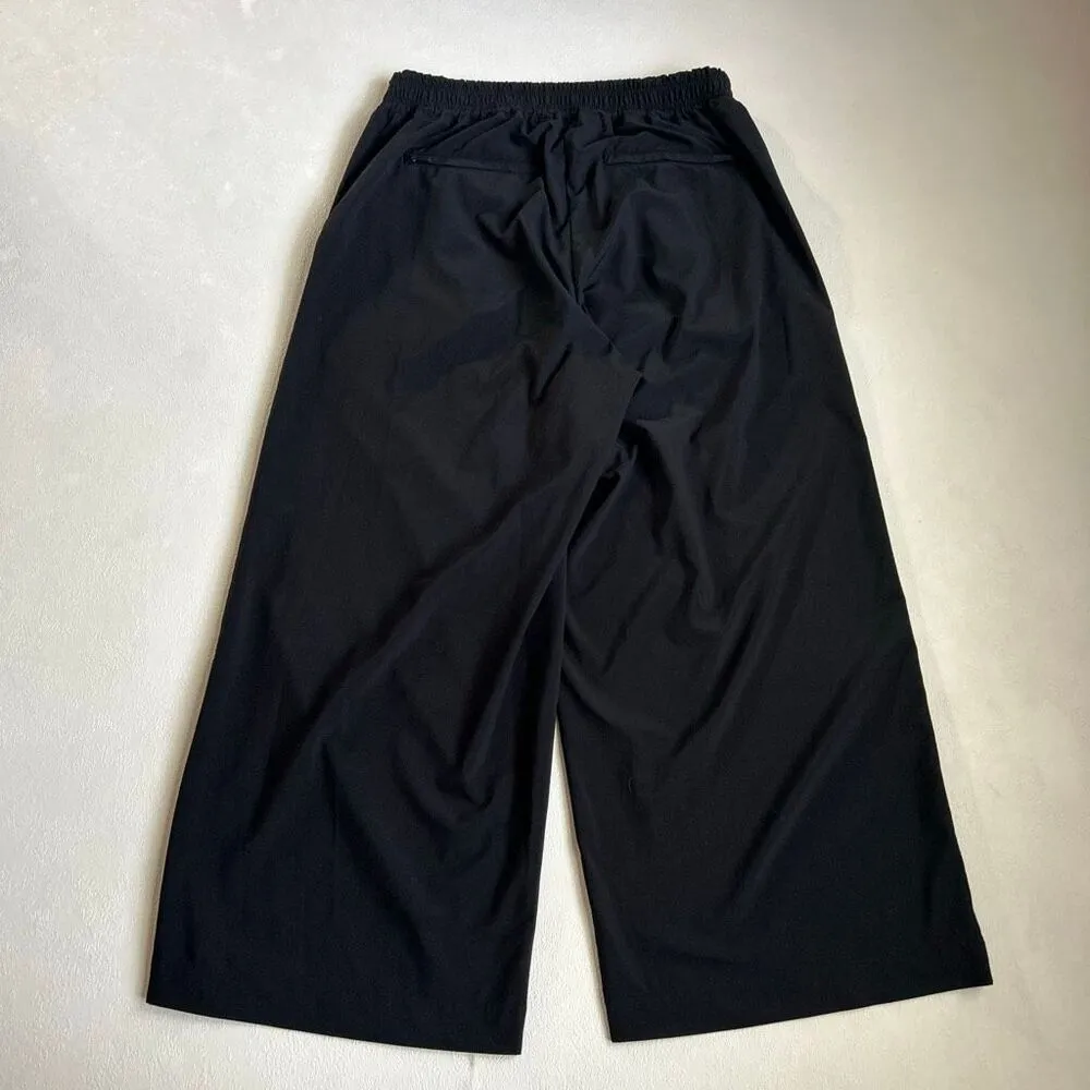 Athleta Brooklyn Wide Leg Crop Pants Black Size 4 | Travel Workwear Essentials - Image 2