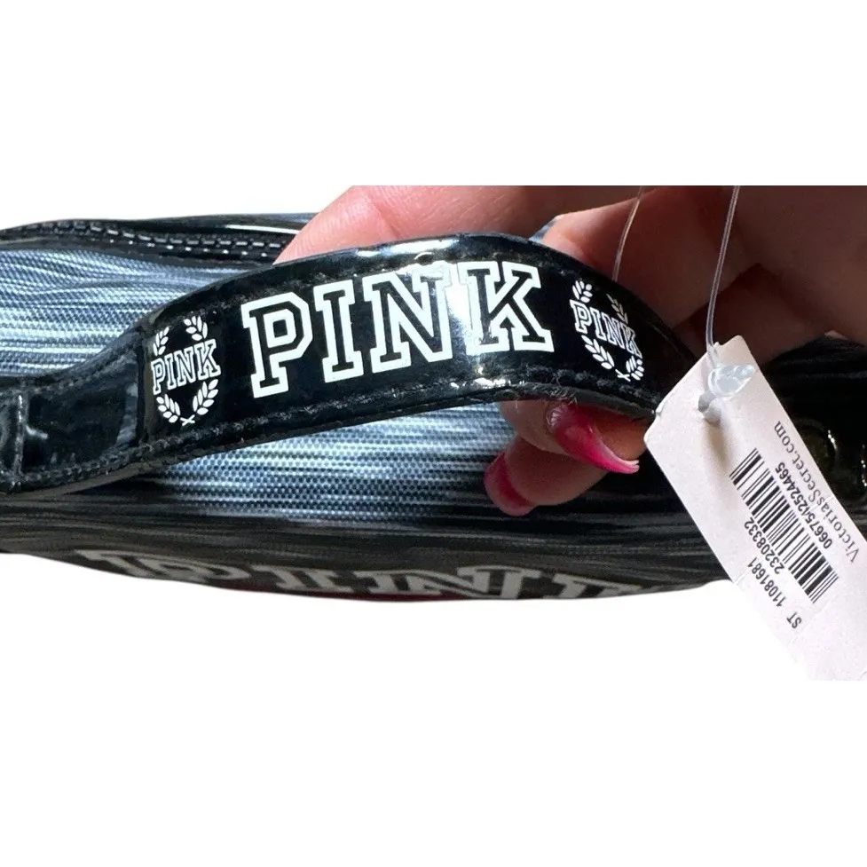 Victoria's Secret PINK Shower Caddy Gypsy Pink/ Grey Marl Hanging Travel Bag New - Image 3