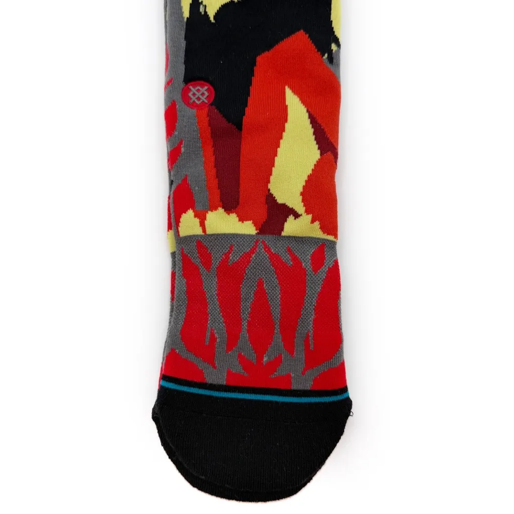 Stance The Lion King Scar Crew Aocks Women’s Size Small Disney Villains Gift Gray - Image 4