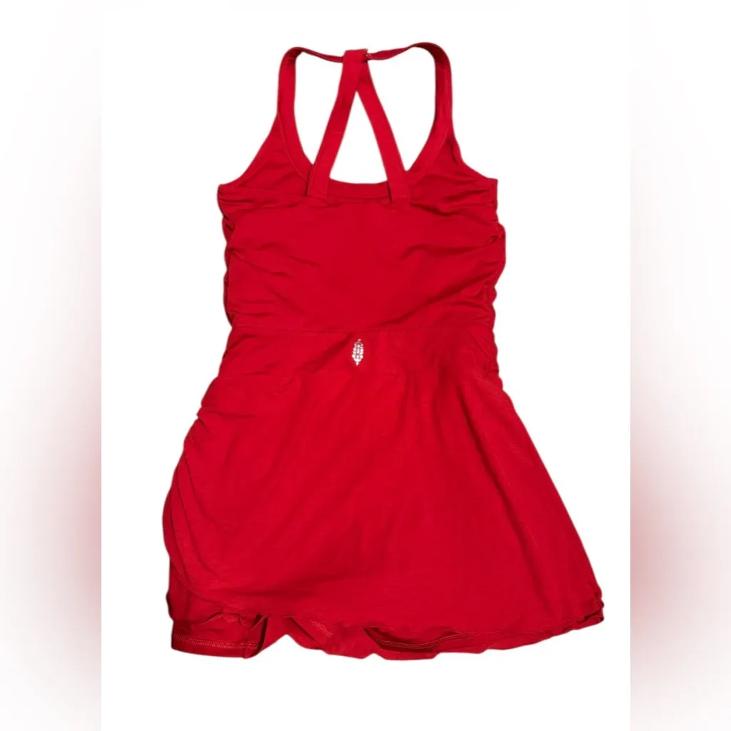 FP Movement Little Bit Of Love Skortsie color winterberry size small EUC Red - Image 4