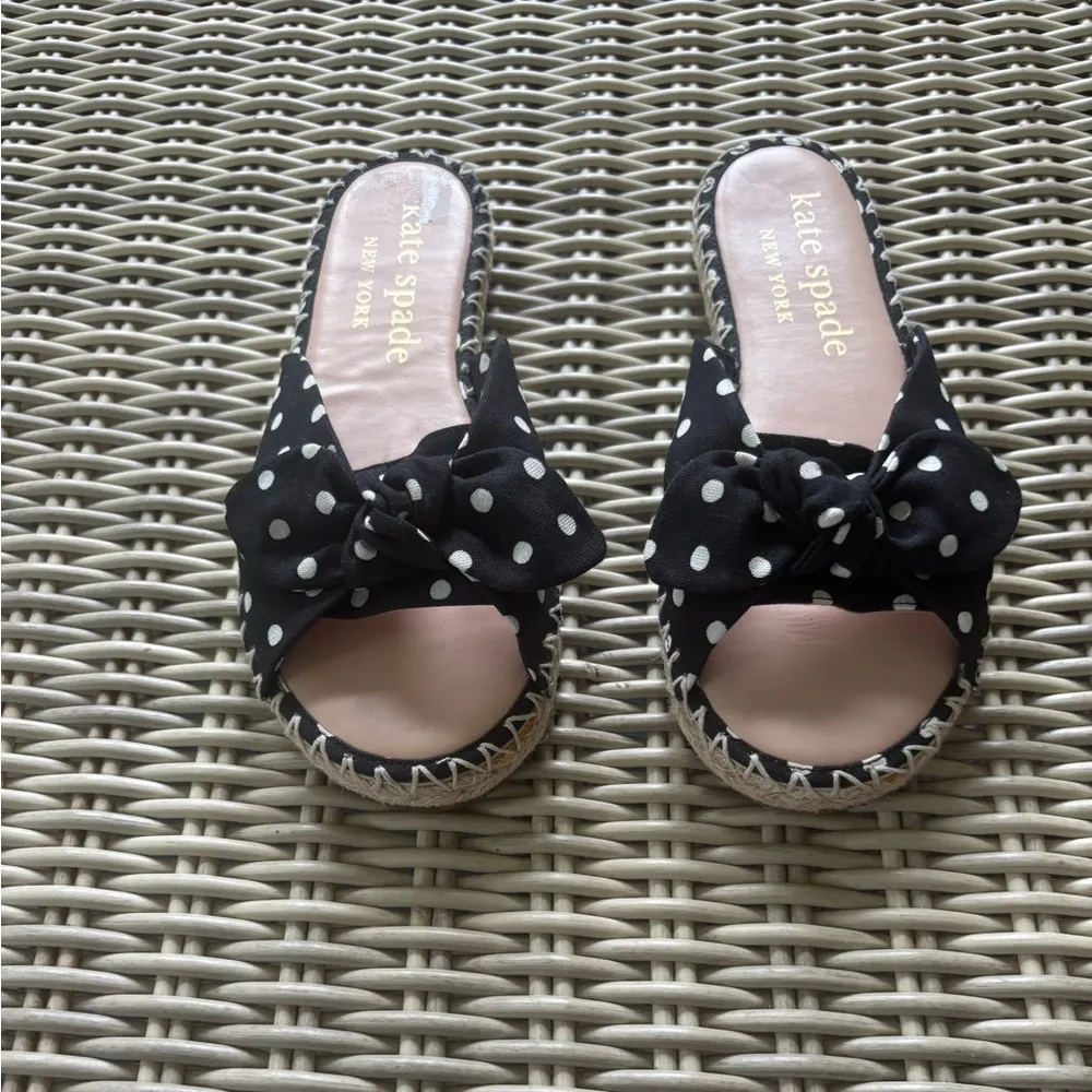 Kate Spade‎ New York Saltie Shore Sandals 9 coastal preppie resort workwear - Image 3